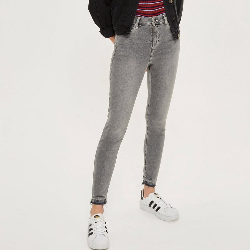TOPSHOP grey Jamie jeans